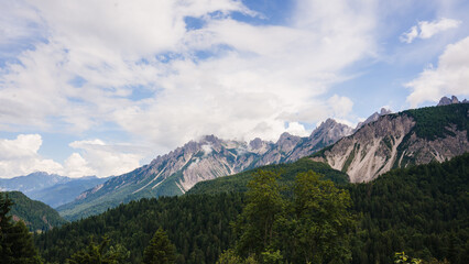 landscape with mountains