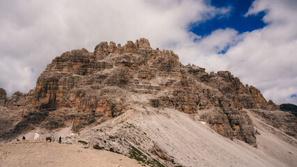 clouds over the mountains