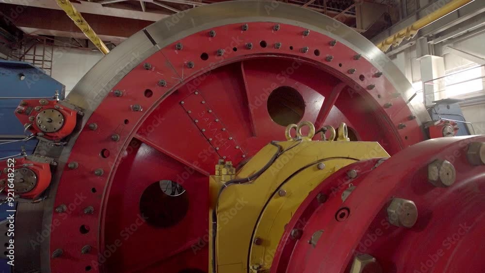 Aufkleber a detailed close up view of an industrial machinery component used in various applications. stock cl