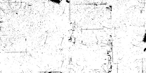 Vector grunge overlay texture. Black and white background. Texture black and white urban. Destroyed the background black and white. Old worn dirty texture