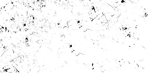 Abstract Grunge Background, Black and White Texture with Cracks, Chips, and Dots Isolated.  Abstract monochrome image includes a faded effect in dark tones