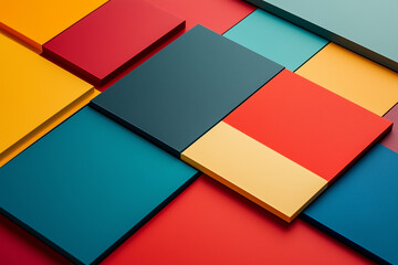 Bold Flat Colors in Saturated Matte Finishes