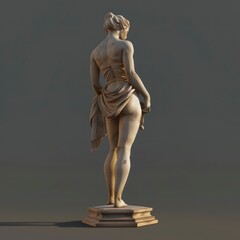 aesthetically portrayal of the venus marble statue