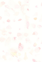 ピンクの桜の花びらが舞う雰囲気の背景イラスト