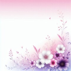 background with flowers