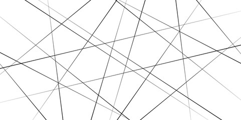 Trendy random diagonal lines image. Abstract lines in black and white tone of many squares and rectangle shapes on white background.