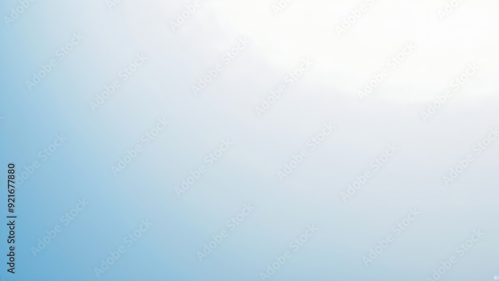 Poster light blue gradient background with a curved line, ideal for presentation slides, digital platforms,