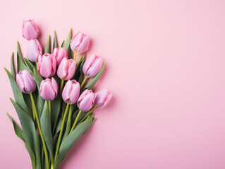 Luxurious Valentine's Day, Easter, Birthday, Happy Women's Day, Mother's Day, Flat lay, top view