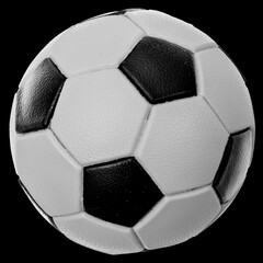 soccer ball isolated on white
