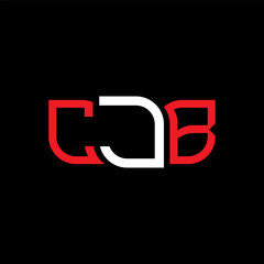 CJB logo design, CJB simple and modern logo. CJB luxurious alphabet design