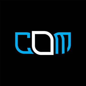 COM logo design, COM simple and modern logo. COM luxurious alphabet design
