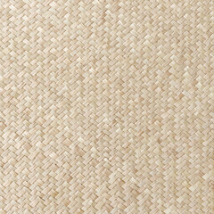 Reed weaving mat texture background with vintage style.