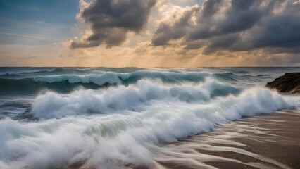 Obraz premium clouds over the sea