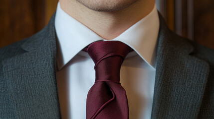 Watch this video to learn how to tie a tie using the half Windsor knot technique.