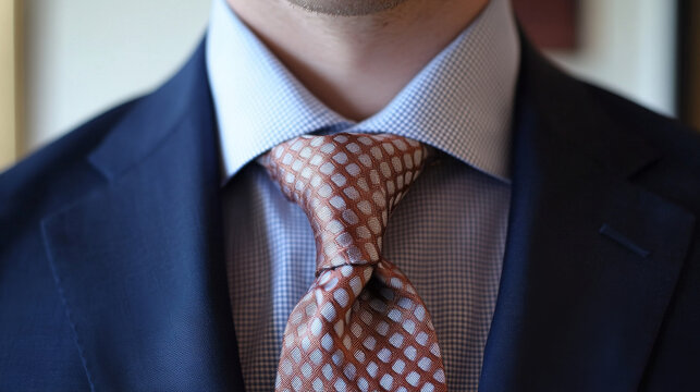 Watch this video to learn how to tie a tie using the half Windsor knot technique.