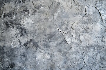 Fototapeta premium Close-up of a weathered gray concrete wall with a textured, cracked surface.