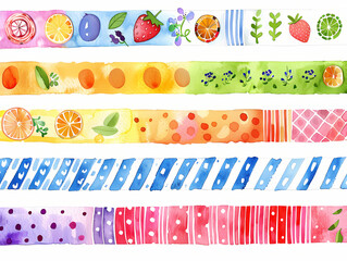 set of colorful banners