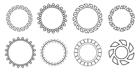 Abstract frames collection.