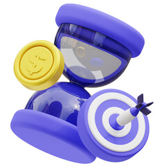 Elevate your business strategy with a dynamic set of 3D Icons designed to inspire and propel your goals forward. Ideal for enhancing your presentations, reports, and various projects related to busine