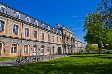 Naklejka premium Townscape of Bonn city, a city in western Germany straddling the Rhine river.