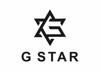 letter g star logo, design, Vector, illustration, creative icon, template