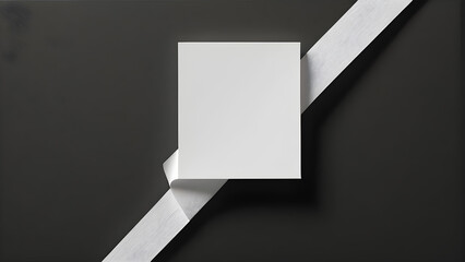 A graphic that expresses the shape of a square in various forms