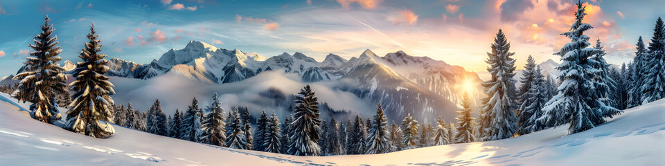 Watercolor painting river landscape forest sunlight nature green trees water in the background