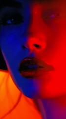 Chromatic Cinematic Elegance Woman Portrait Photography