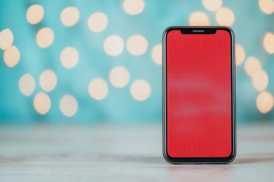 Cyber Monday smartphone screen with limitedtime discount codes, glowing digital interface, sleek and modern design, urgency in online shopping