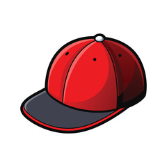 realistic cap on white background-.eps