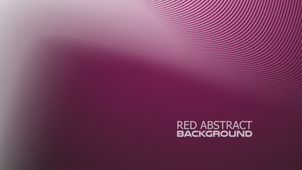 Red gradient with curve line abstract background vector image