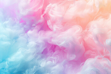 Fototapeta premium Generative ai on theme of beautiful texture soft fluffy cotton, design natural abstract background