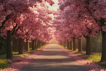 Celebrating Spring on Blossom-Lined Avenues in Floral Cities