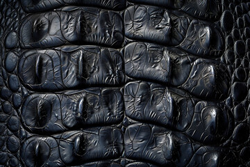 Obraz premium Generative ai on theme of beautiful texture crocodile skin for design natural abstract background