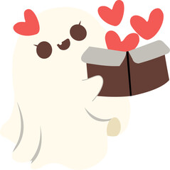 Cute Ghost Illustration