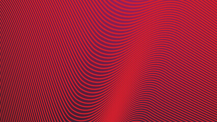 Red gradient with curve line abstract background vector image