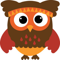 Fall Owls Clipart