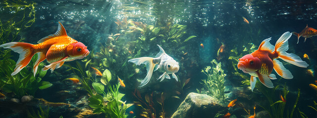 Vibrant Goldfish