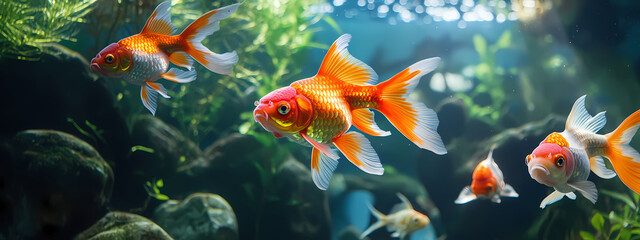 Vibrant Goldfish