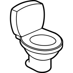Toilet art vector illustrator