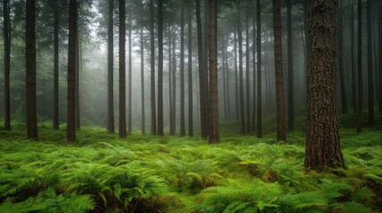 Obraz premium Mysterious Forest Path