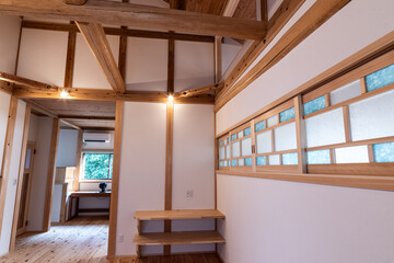 天然素材を使った美しい戸建て住宅	