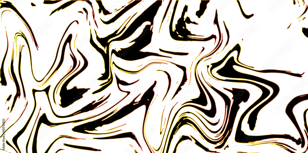 Poster abstract marble texture with stripes. marble ink texture with splash of paint. metallic chrome blue 