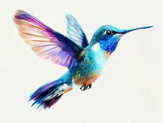 Fototapeta premium Hummingbird in flight