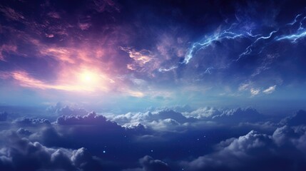 Obraz premium beautiful space, galaxy background