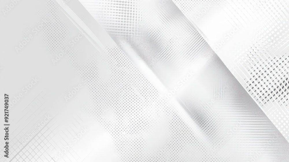 Poster a modern background design with a clean, white base and a geometric grid pattern in soft gray.