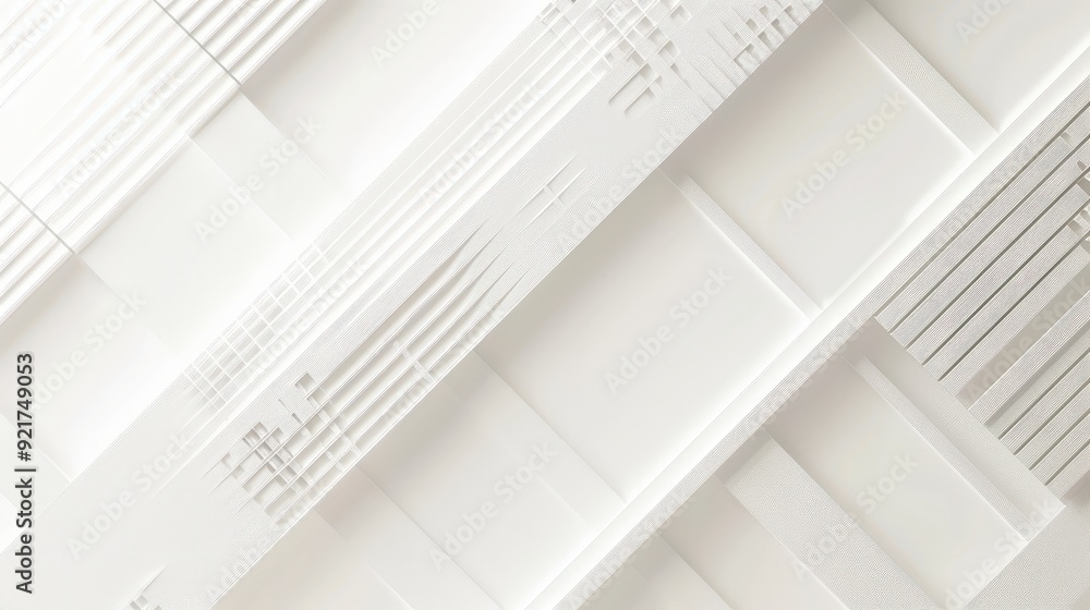 Poster a modern background design with a clean, white base and a geometric grid pattern in soft gray.