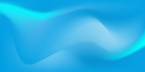 Blurred blue gradient background. Abstract banner. Vector.