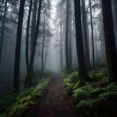 Obraz premium forest Generative AI 