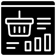 ecommerce analytics icon